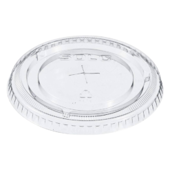 Solo 662TS Clear Plastic Lid with Straw Slot 9-24oz (1000)