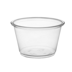 4 oz. Clear Plastic Souffle Cup / Portion Cup – 2500/ case