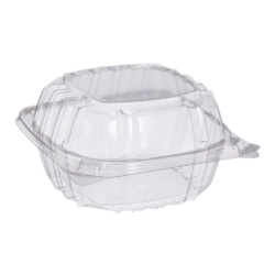 Clear Hinged Container 6×6 (300/case)