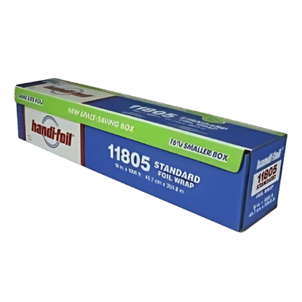 HANDI-FOIL 18" X 1000' STANDARD ALUMINUM FOIL WRAP (1000/Case)