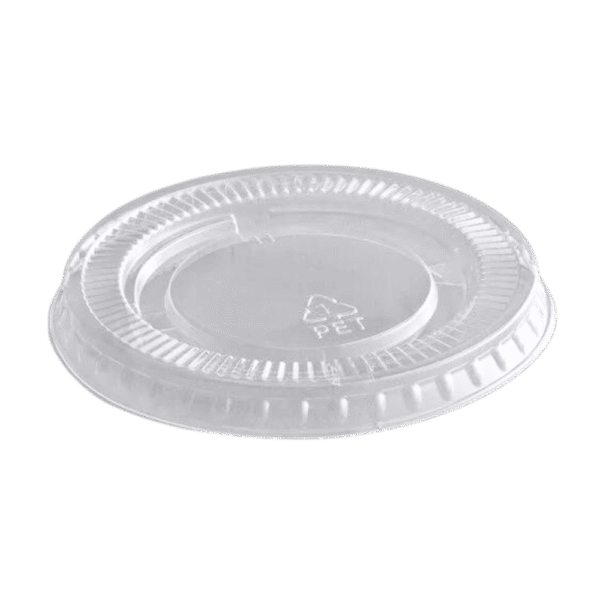 Plastic Lid for 3.25 to 5.5 oz. Souffle Cup / Portion Cup-2500/Pack